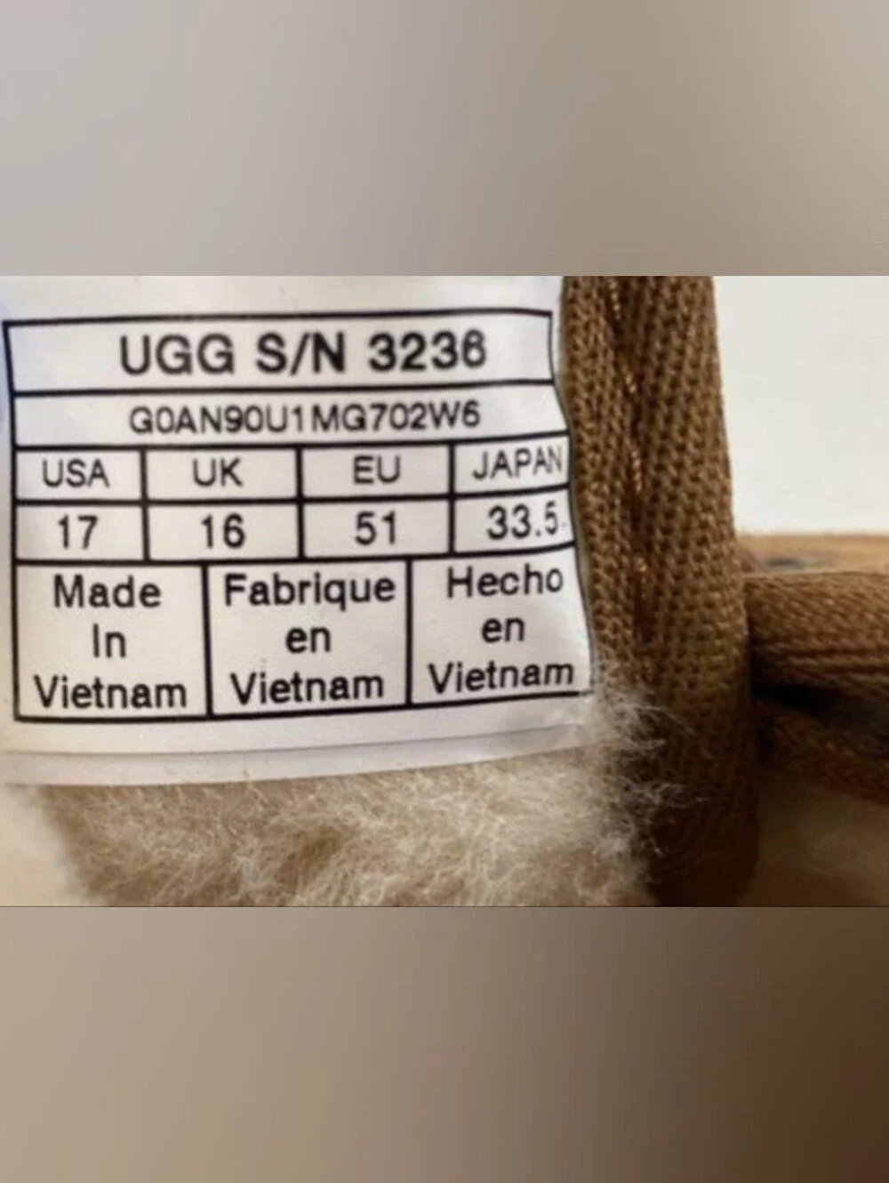 UGG sink your
